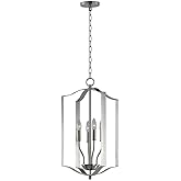 Maxim Provident-Four Light Pendant-15 Inches Wide by 24 inches high-Satin Nickel Finish -Traditional Installation