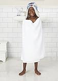 R2D2 Star Wars Hooded Bath Wrap Towel by Disney Great for Home Beach or Pool in White