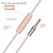 Personalized Rose Gold Earbuds,Langsdom F9 Headphones Powerful Bass Remote Control Microphone iOS, Samsung, Android,MP3 & MP4 Players (Woman,Case)thumb 3