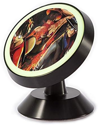 DSMLHMY One Piece Chapter Luffy Sabo Car Dashboard Mobile Phone Holder Universal Magnetic Car Phone Holder Suitable For All Vehicles Phones And Tablets