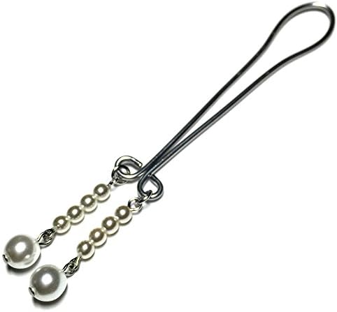 BoDivas Ladies Clip Czech Glass Pearl Non Piercing Womens Multi Body Jewelry (White)