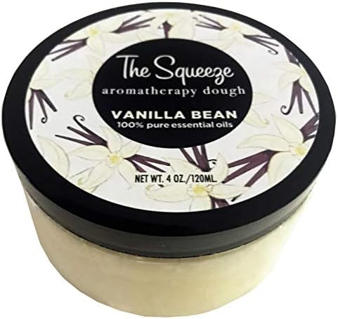 The Squeeze Aromatherapy Therapy Dough Stress Ball Vanilla Bean 100% Essentail Oils