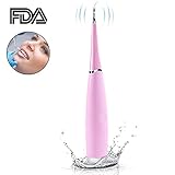 Electric Dental Calculus Plaque Remover Scaler,Highwings Dental Tools for Tarter Tooth Stains Oral Care Scraper(Pink)