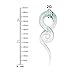 BodyJ4You 4PC Glass Ear Tapers Plugs 2G Green Glow Dark Handmade Gauges Piercing Jewelry Set