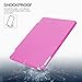 BESDATA Ultra Thin Magnetic Smart Cover [Auto Wake/Sleep Function]& Translucent Back Case for 2013 iPad Air + Screen Protector + Cleaning Cloth + Stylus (Pink)