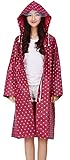 ZSHOW Women's Easy Carried Rain Coat Removable Hood Jacket