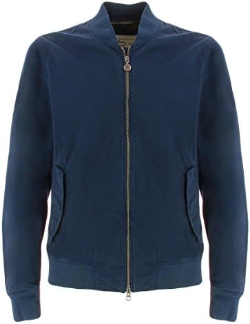 Woolrich Penn Rich COTTON TWILL BOMBERDARK NAVY Bomber Blu M Man