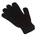 IT'S RIDIC! Warm Knitted Stretch touchscreen/texting winter gloves with a soft texture. Just thick enough to not be bulky. Black