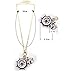 OVERMAL Women Girl Navy Blue Wind Anchor Fashion Long Chain Necklace