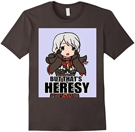 Men's But That's Heresy Shirt Medium Asphalt
