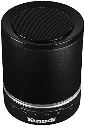 Kunodi Mini Bluetooth Speakers, Outdoor Portable Wireless Speakerphone with Rechargeable Battery for Car Cell phone iphone ipad - Black