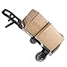 Olympia Tools 500 LB Aluminum Folding Hand Truck, Heavy Duty Luggage Cart with Telescoping Handle for Home and Office Use