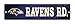 Rico Industries NFL Baltimore Ravens 16-Inch Plastic Street Sign Décor