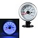 MATCC Tachometer Tach Gauge with Holder Cup for Auto Car 2'' 52mm 0~8000RPM Blue LED Light