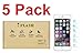 IFLASH [5 Pack Promotion] Tempered Glass Screen Protector For Apple iPhone 8 Plus 5.5 Inch/iPhone 7 Plus 5.5