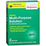 Walgreens Multi-Purpose Contact Lens Solution, 2 ea