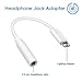 Headphone Adapter for Phone Adapter to 3.5mm Converter Earphone Adapter for Phone 7/7 Plus Accessories Headphone Cable Splitter Audio Jack Headphone Cable Earbud Adapter Support iOSthumb 1