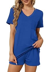 RUBZOOF Lounge Sets for Women V Neck Two Piece