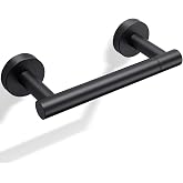 Day Moon&trade; - Matte Black Toilet Paper Holder Wall Mount - Modern Roll Holder | Pivoting, Wall Mount, Heavy Duty, Sturdy, Rust Resistant, Easy Roll Changes, Space Saving, Secure Hold, Built to Last Durable