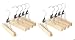 Whitmor 6026-342 Natural Wood Collection Slack Hanger, Set of 5 (Pack of 2)