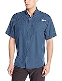 Columbia Men's Tamiami Ii Short Sleeve Shirt, Dark Mountain, X-Small