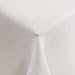 Deconovo White Tablecloths Solid Water Resistant Table Cloth Faux Linen Tablecloth Rectangle Tablecloth for Dining Room Table 54W x 72L Inch White