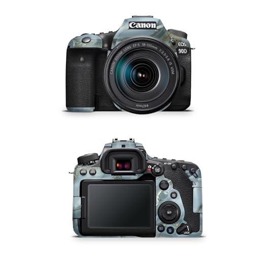 Camera Skin Compatible with Canon EOS 90D Camera (2019) - Crystal Rock - Premiu…