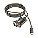 Tripp Lite USB-C to DB9 Serial Adapter Cable, 5' USB 2.0 Type C to RS-232 (M/M), 5ft (U209-005-C)