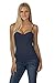 Seamless Women's Cami with Padded Bra Cup and Detachable Spaghetti Straps Top