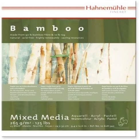 Hahnemuhle Bamboo Mixed Media Block, 265 gsm 25 Sheets