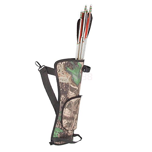 Domybest Target Hunting Archery Quiver Back Hip Waist Bag Arrow Bow Holder Pouch