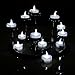 60 PCS Flameless Tea Lights, AGPtEK Battery Operated No flicker Steady LED Candles for Wedding Party Festival Decoration Occasions - Cool White