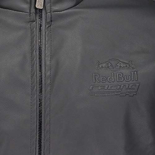 jaqueta red bull couro