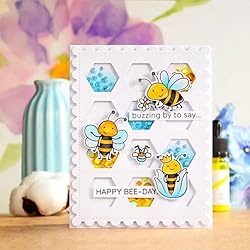 2 Sets Dotted Square Frame Dies for Card Making