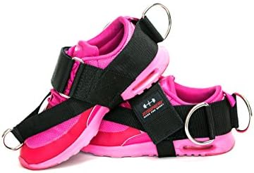 FITSUPREME Ankle Strap for Glute Kickback, Maximize Workout for Gym Cable Machine, Strong Velcro, 3 "D" rings, Adjustable Fitness Straps for Abs, Glutes &amp; leg Exercises for men &amp; women, Pair of 2