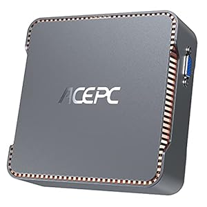 Mini PC,ACEPC GK3 12GB RAM/128GB ROM Windows 10 Pro Intel Celeron J4125 Processor Mini Desktop Computer,Dual-Band WiFi…