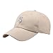 Fashion Robot Baseball Cap,Crytech Unisex Hip-Hop Cotton Astronaut Embroideried Adjustable Snapback Ballcap Hat Outdoor Casual Hip Hop Low Profile Dad Cap Sun Visor Cap for Boy Girl (Beige)thumb 2