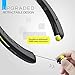 Bluetooth Headphone Wireless Neckband Headset - Lightweight Sweatproof Sport Earphones w/Mic Call Vibrate Alert, Retractable Earbuds for Android Cellphone Tablets TV More