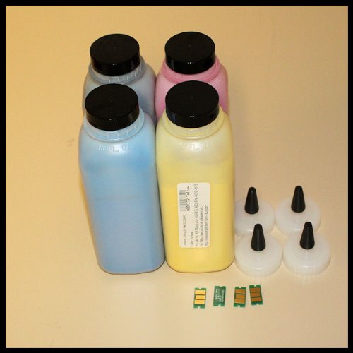 Non-Oem Konica Minolta magicolor 4750EN, 4750DN HY Toner Refill Kit with Chips