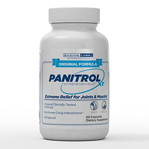 Enzyme Labs Panitrol XR #1 Clinically Proven Pain Relieving Ingredients-Fast Acting, All-Natural Pain Relief for Joint and Muscles;60 Capsules;30 Day Supply;