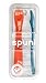 Spuni - First Baby Spoon for 4 Months Onwards, Bouncing Blue and Oops! Orange, 2 Pack