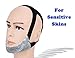 CPAP Chin Strap No Itchy No Odor No Stain, for Small to Medium Size, CPAP Supplies for Sensitive Skin, Non-invasive Anti Snoring Chin Strap wo Irritation, Open Mouth Breathing Prevention Strap