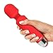 Yarosi Mini Wand Massager Strongest Cordless Handheld Therapeutic Vibrating Power - Best Rated for Travel Gift - Magic Stress Away - Perfect on Back, Legs, Hand Pains and Sports Recovery RD