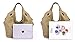 KISS GOLD(TM Women's Simple Style Vintage Canvas Totes Hobo Bag (Light Coffee)