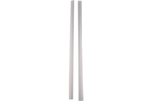 Replacement Shower Door Seal Strip for Glass Enclosures, 50cm Transparent Rubber Water Deflector Gasket, Fits 6mm/8mm/10mm/12