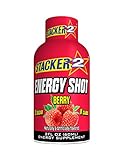 Stacker 2,  6 Hour Power Energy Shot - Very Berry, 2-Ounce Bottle (Pack of 12)