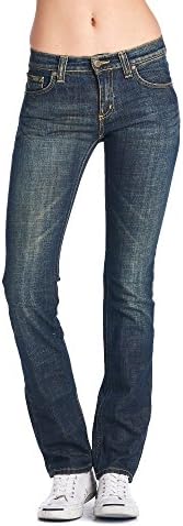 Denimbirds by Nudie Women's Jeans Birds Tight Dark Vintage Denim, Size 28W X 34L