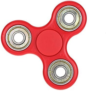 Tri-Spinner Fidget Toy 3D Printing EDC Focus Toy for Killing Time (Red)