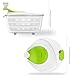 Salad Spinner Dryer, LOVKITCHEN Cooking Grips Salad Spinner - 5L Large Capacity, Easy Spin for Tastier Salads & Dishwasher Safe