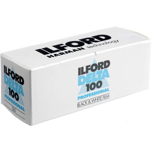 Ilford 1743399 Delta Pro 100 120 Fine Grain Medium Speed, Black and White Film, ISO 100, 120 Size